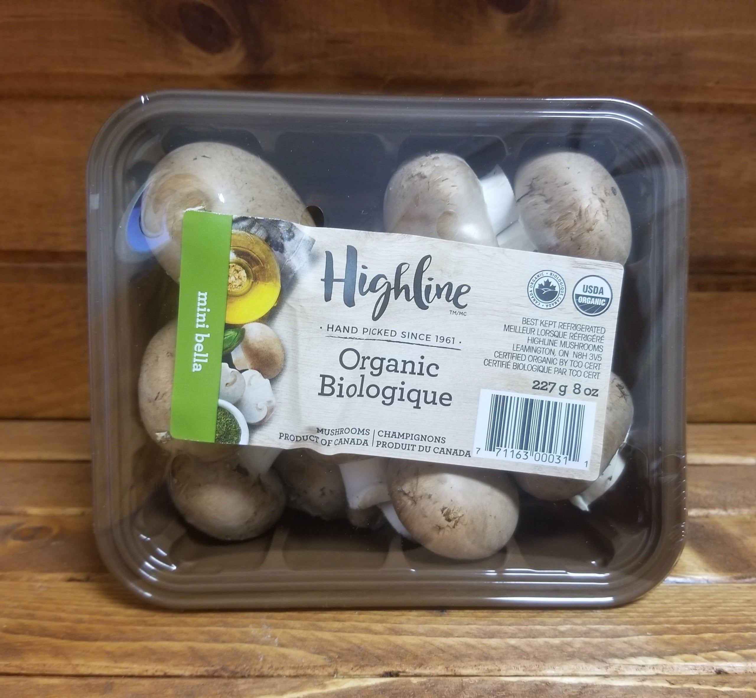 Certified Organic Cremini Mushrooms | Little Bee Farmers Market