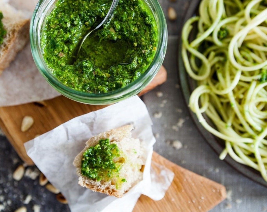 Artisan Wild Leak Pesto by Alphonsa's | Little Bee Farmers Market