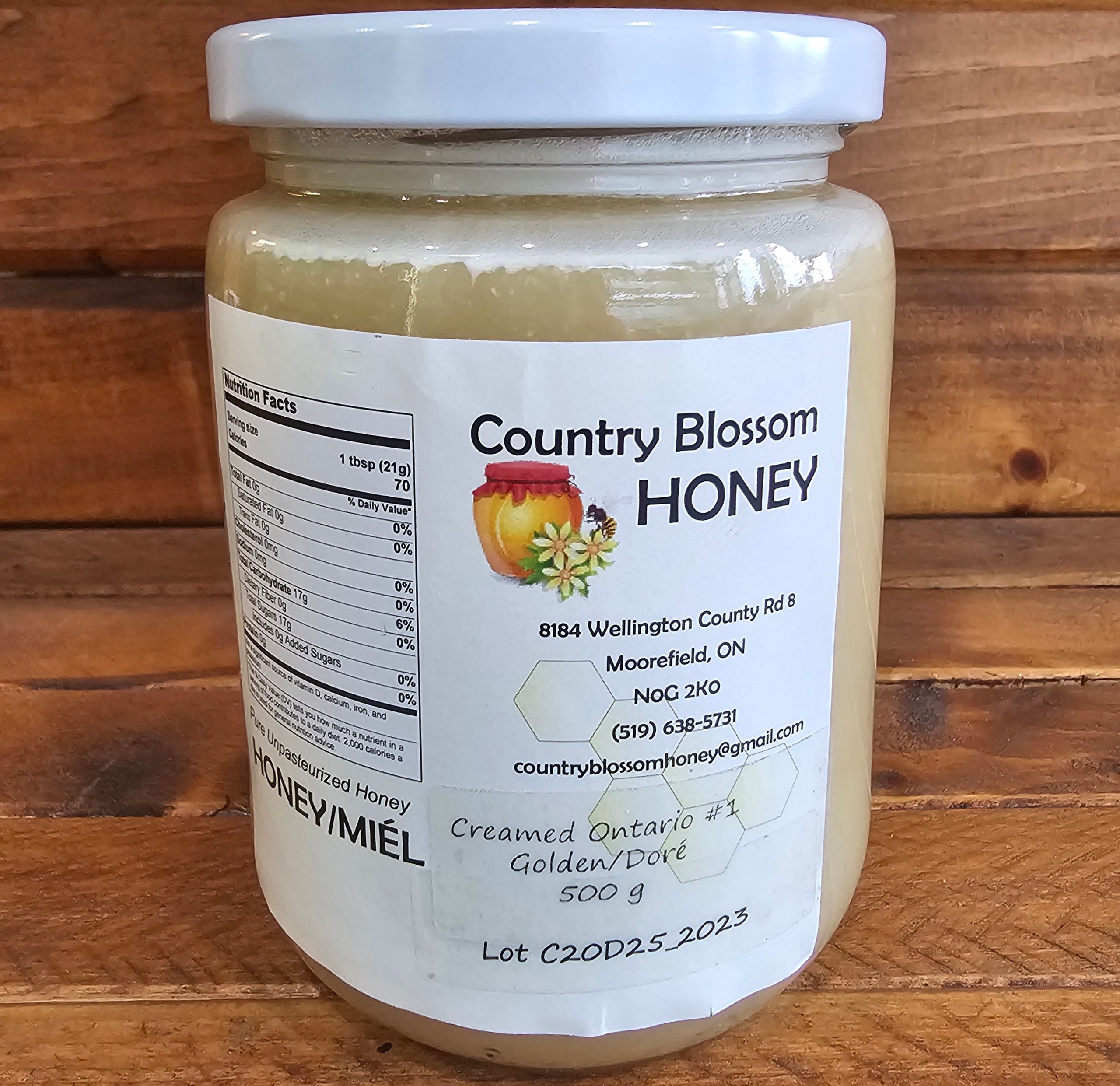 Raw Creamed Honey Little Bee Farmers Market